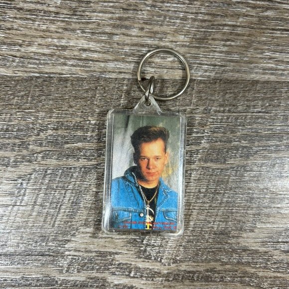 Vintage NKOTB New Kids on the Block Key Chains Lot of 3 Donnie Joey Jordan Danny - Picture 5 of 8
